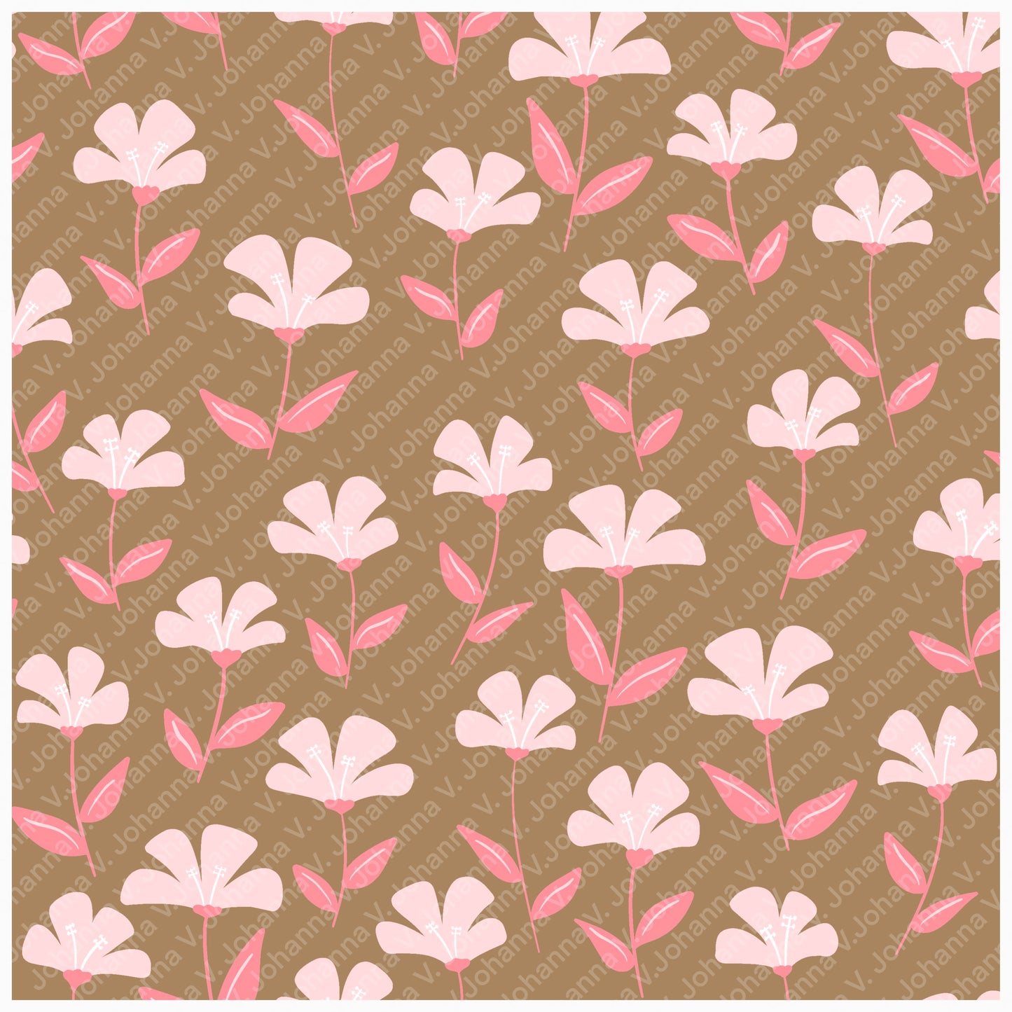Basset Hound Seamless Pattern Bundle Pink | Florals, Botanicals & Dog Toys | 12x12” PNGs | Digital Download | Commercial & Personal