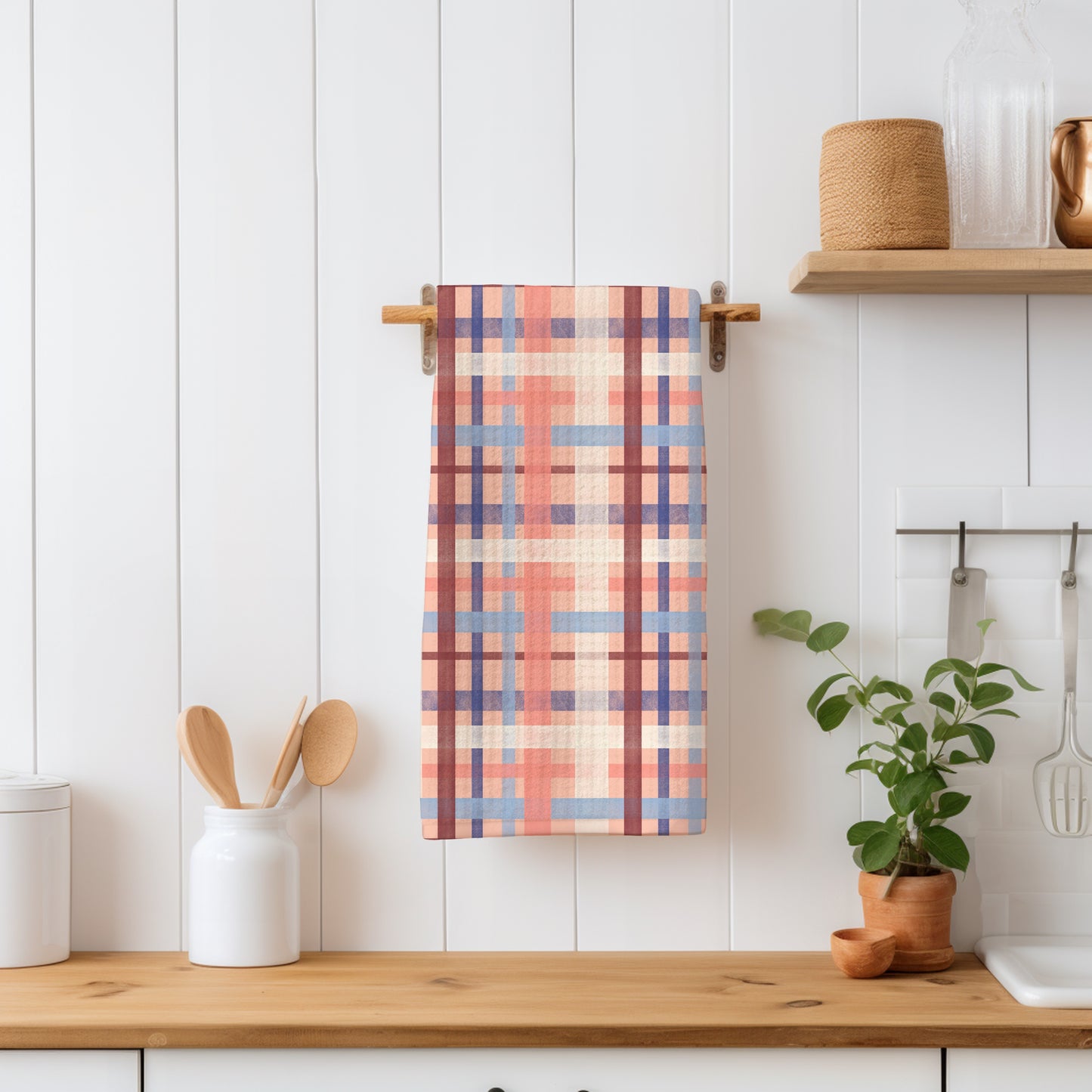 Classic Plaid Seamless Pattern Pink | Digital Paper PNG | Tartan Check Design | 12” x 12” 300 DPI Commercial Use