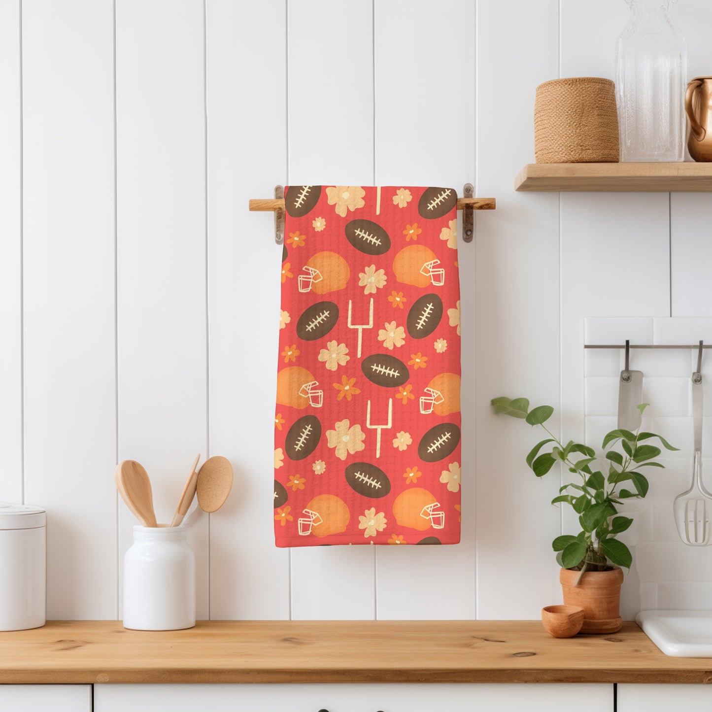 Botanical Orange Blossom Seamless Pattern Red | 12x12 PNG Digital Download | Citrus Floral Design