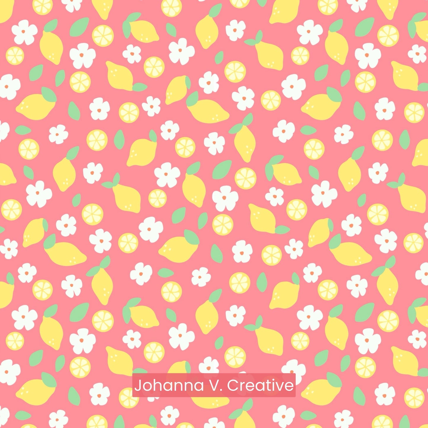Pink Lemon Wallpaper Set | Cute Citrus Floral Phone, Tablet & Desktop Background | Strawberry Lemonade Aesthetic Digital Download