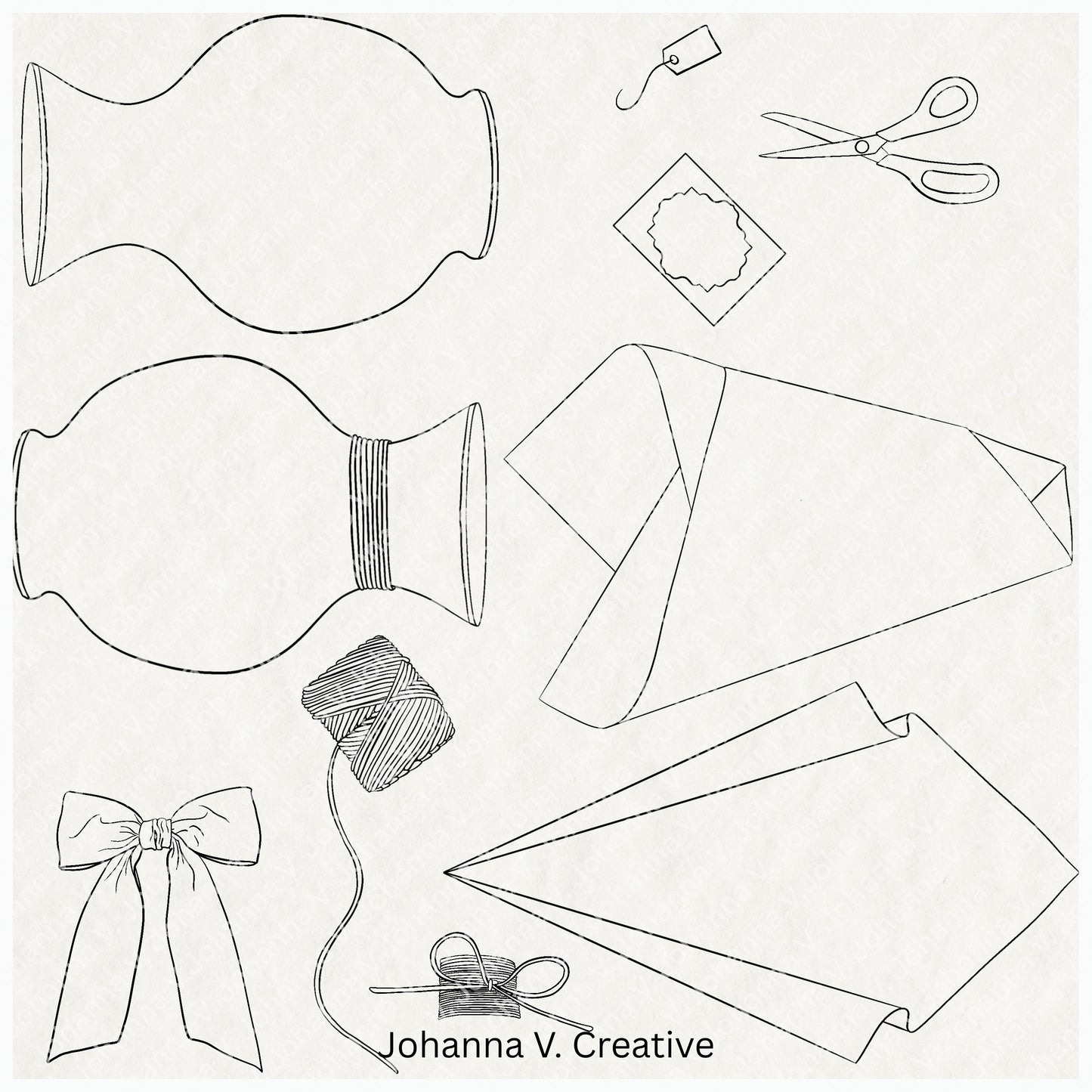Flower Stall Builder Procreate Stamp Kit
