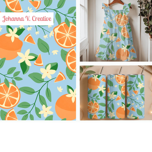 Blue Sky Orange Grove