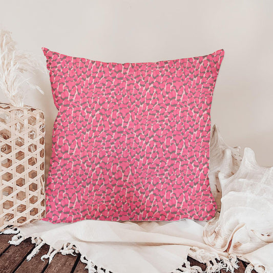 Pink Leopard Print | Hot Pink Animal Spots Seamless Pattern