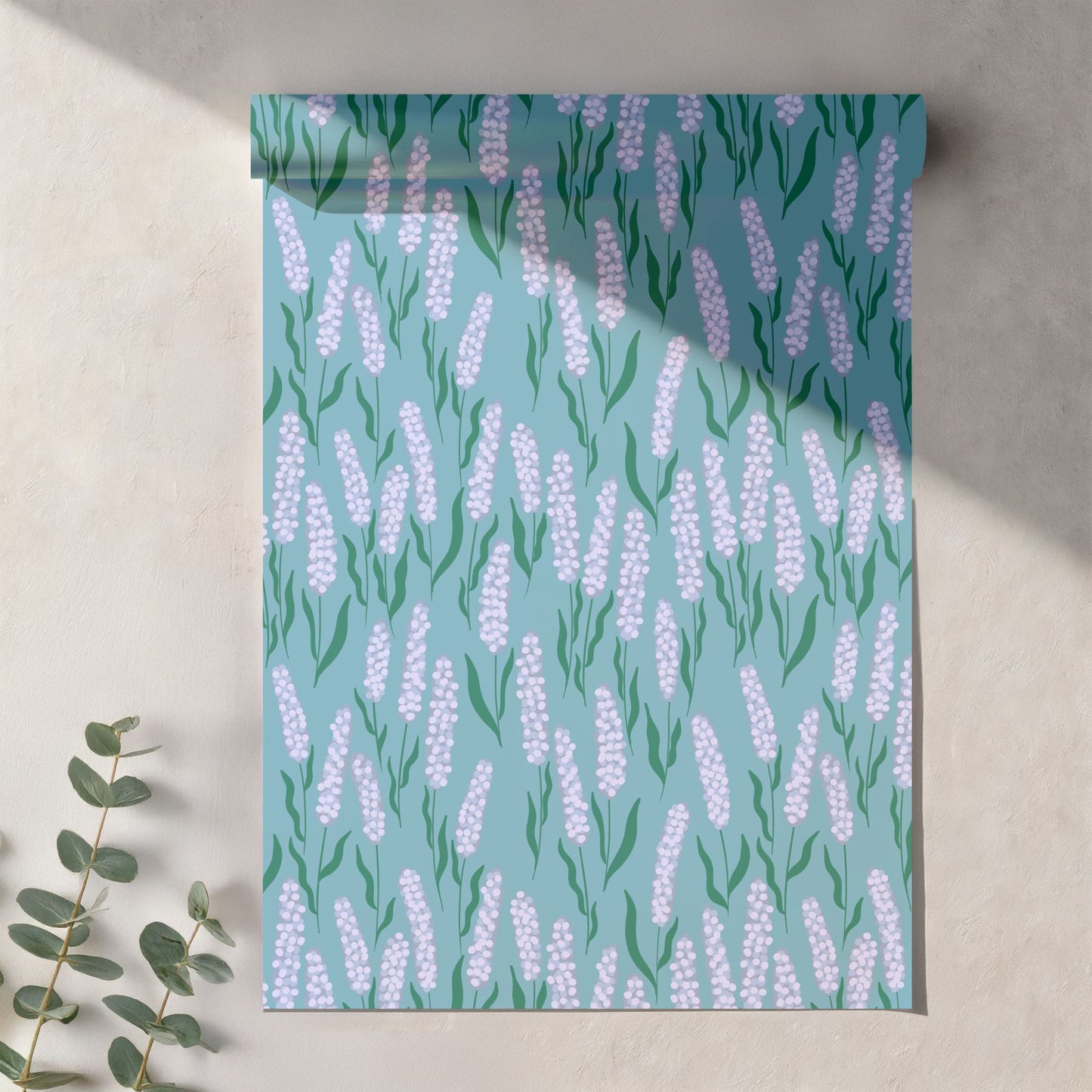 Whimsical Spring Seamless Pattern Bundle | Ladybug, Floral Vase & Lavender Digital Paper Collection | Commercial Use Surface Pattern Set