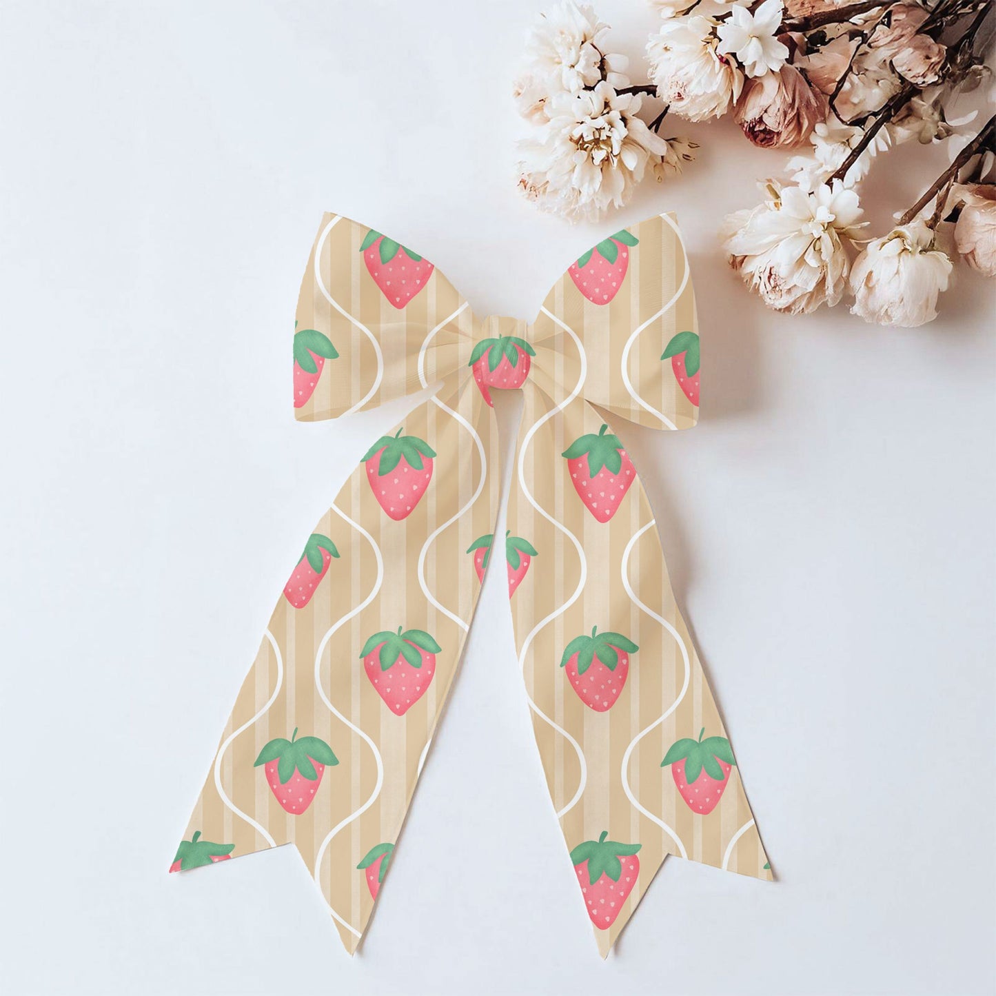 Seamless Strawberry Pattern PNG, Vintage Striped Digital Paper 12x12, Cute Fruit Surface Pattern Design for Fabric, Packaging, Stationery, Commercial Use