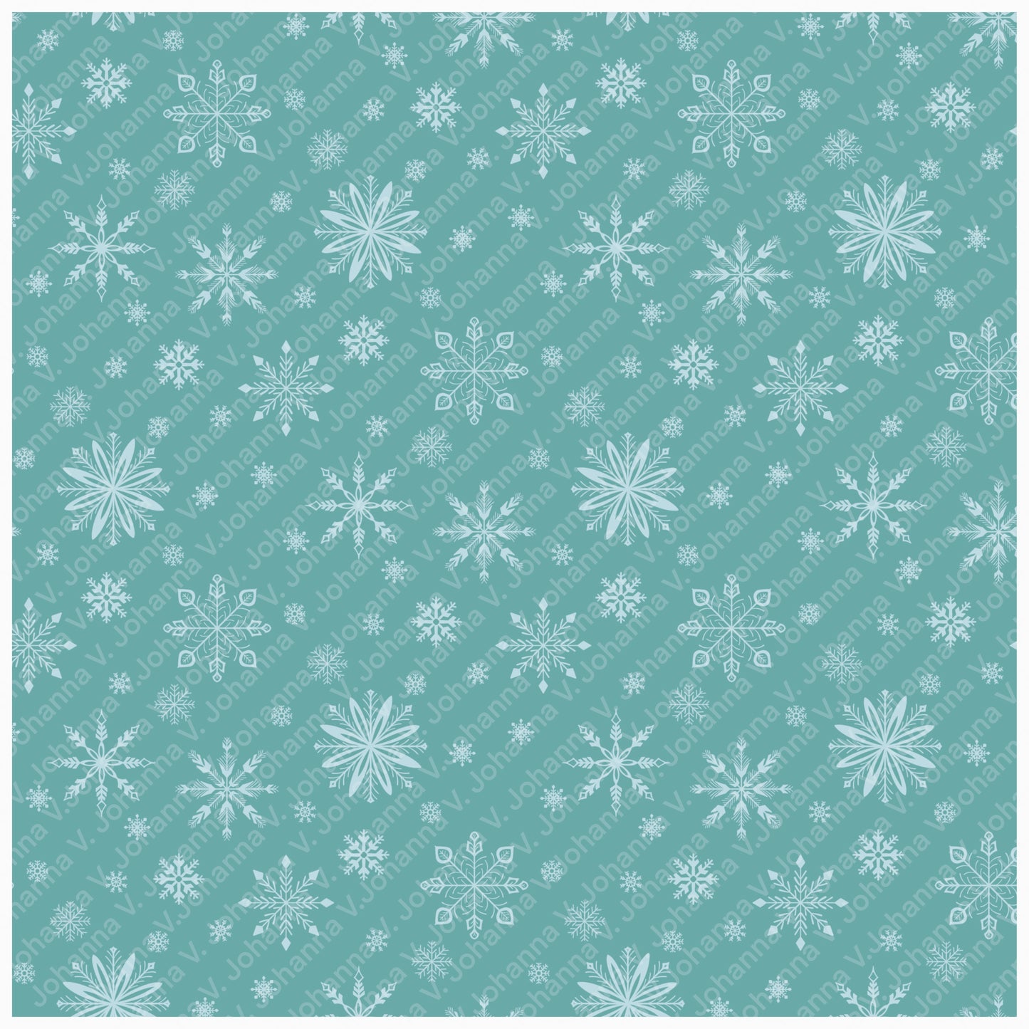 Cozy Winter Seamless Pattern Bundle Blue Green | S’mores, Snowmen, Mittens & Marshmallows | 12x12 PNG | Digital Download | Commercial & Personal