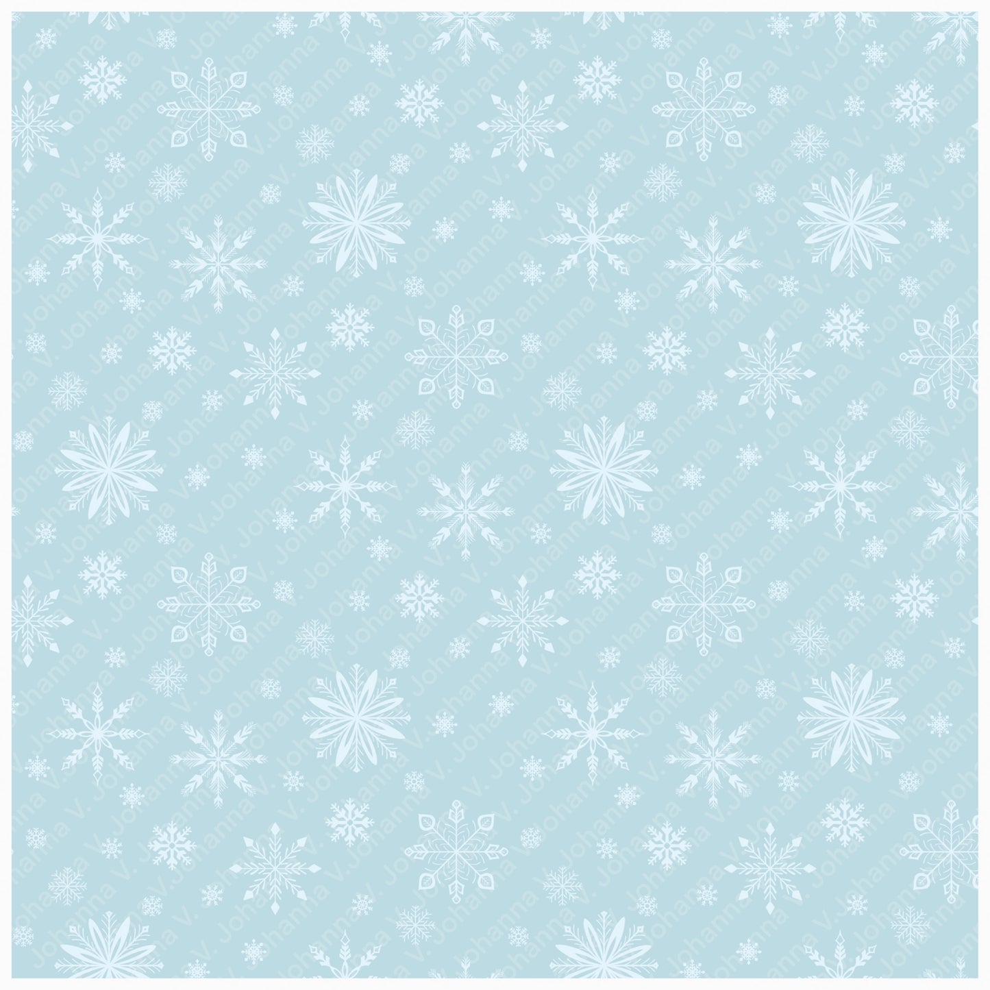 Cozy Winter Seamless Pattern Bundle Blue | S’mores, Snowmen, Mittens & Marshmallows | 12x12 PNG | Digital Download | Commercial & Personal