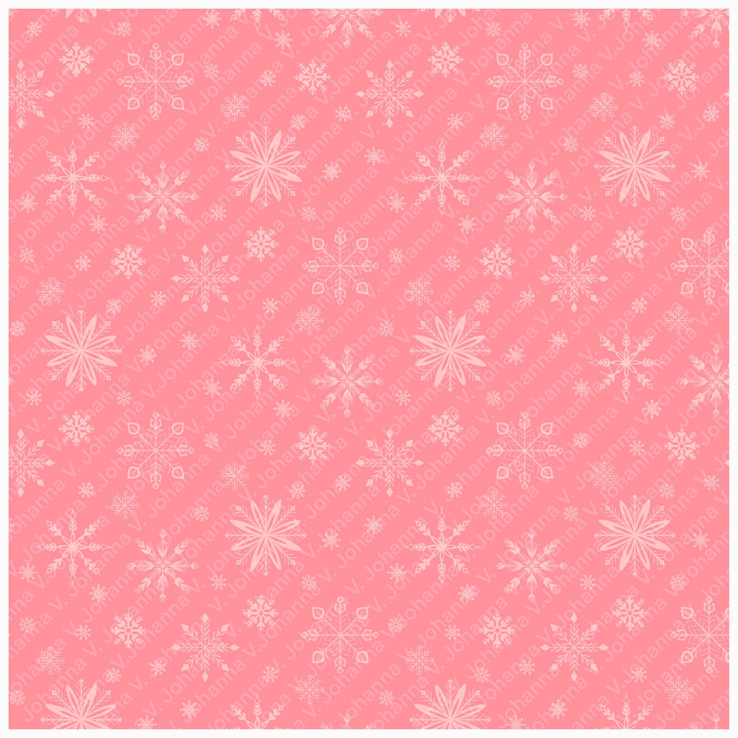 Cozy Winter Seamless Pattern Bundle Pink | S’mores, Snowmen, Mittens & Marshmallows | 12x12 PNG | Digital Download | Commercial & Personal