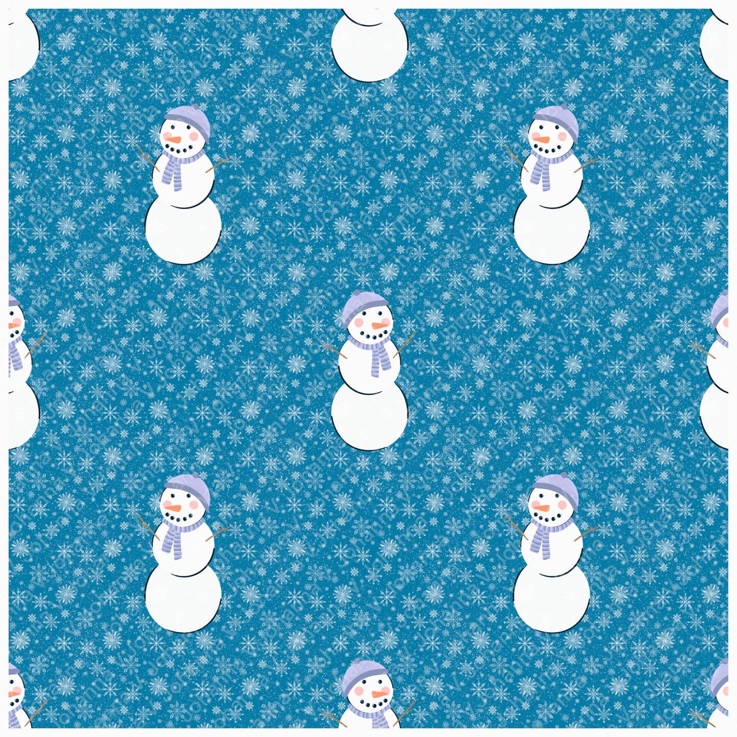 Cozy Winter Seamless Pattern Bundle Purple | S’mores, Snowmen, Mittens & Marshmallows | 12x12 PNG | Digital Download | Commercial & Personal