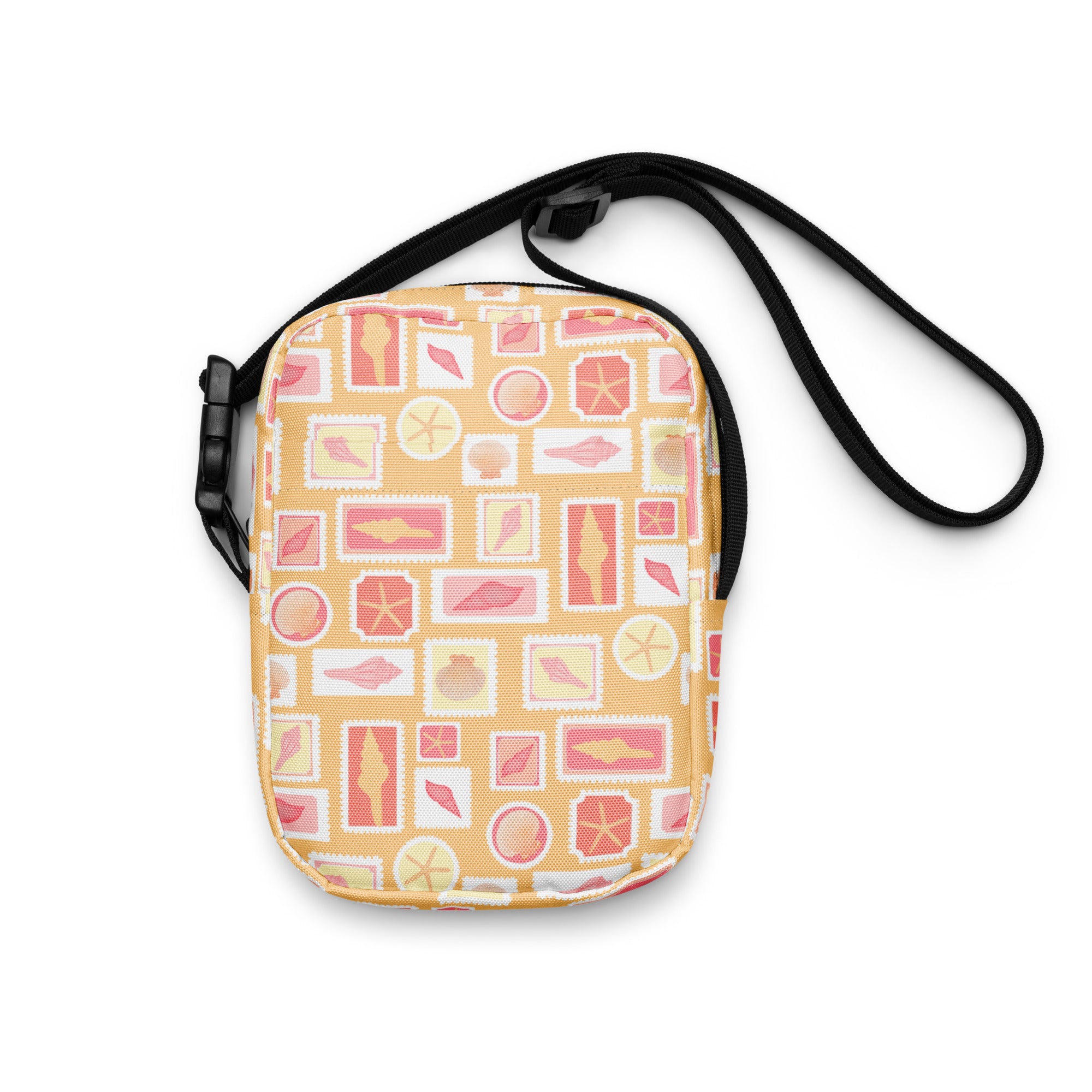 Seashell Crossbody Bag | Orange Coastal Aesthetic Purse | Vintage Seas ...