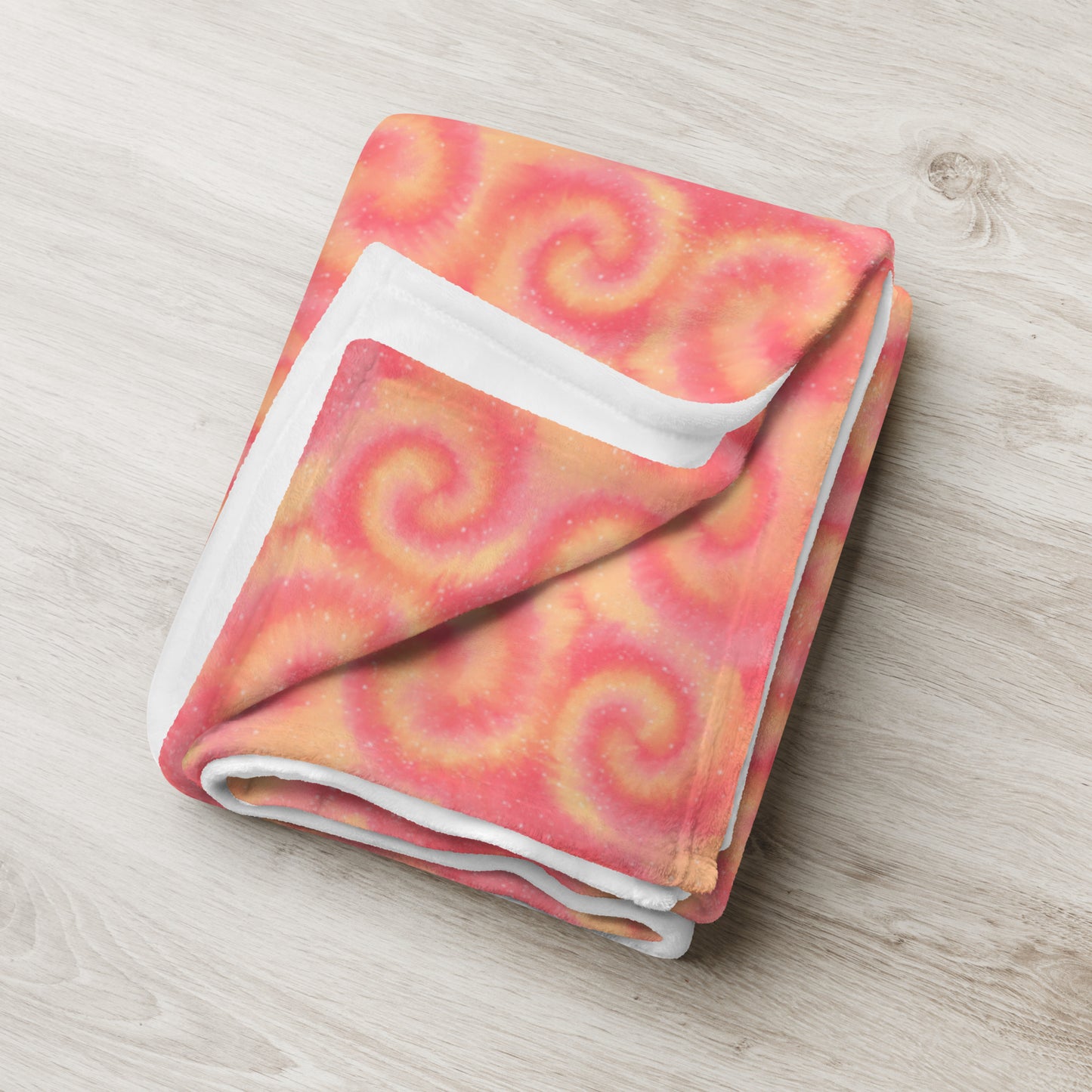 Retro Sunset Swirl Throw Blanket | Colorful Abstract Fleece Blanket | Cozy Sunset Throw | Soft Artistic Home Decor